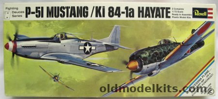 Revell 1/72 P-51 Mustang and Ki-84 -1a Hayate Fighting Deuces Series, H222-100 plastic model kit